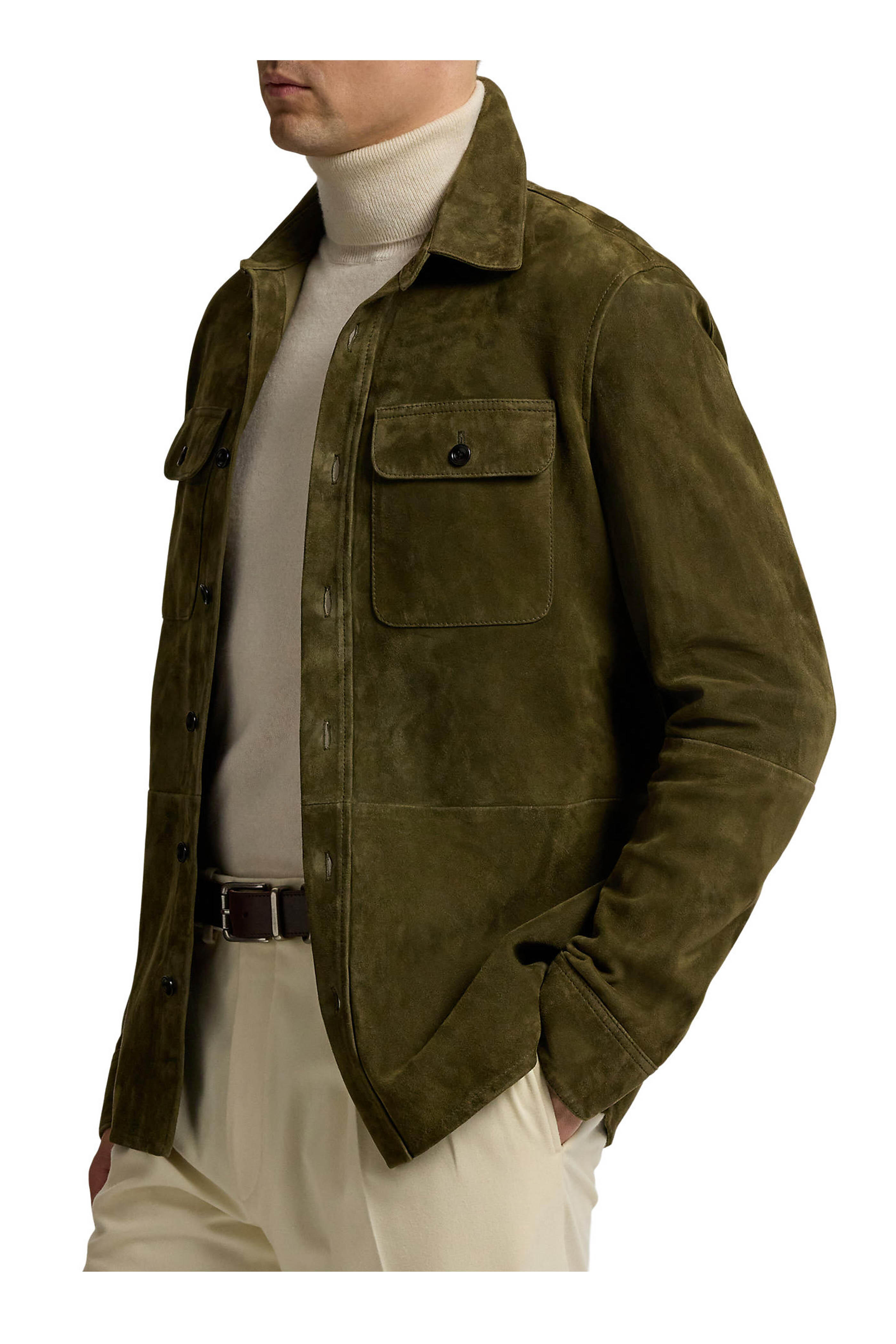 Ralph Lauren Purple Label - Black Suede Jacket