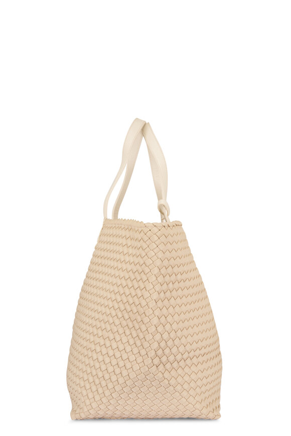 Naghedi Large Jetsetter Ecru Tote - view 3