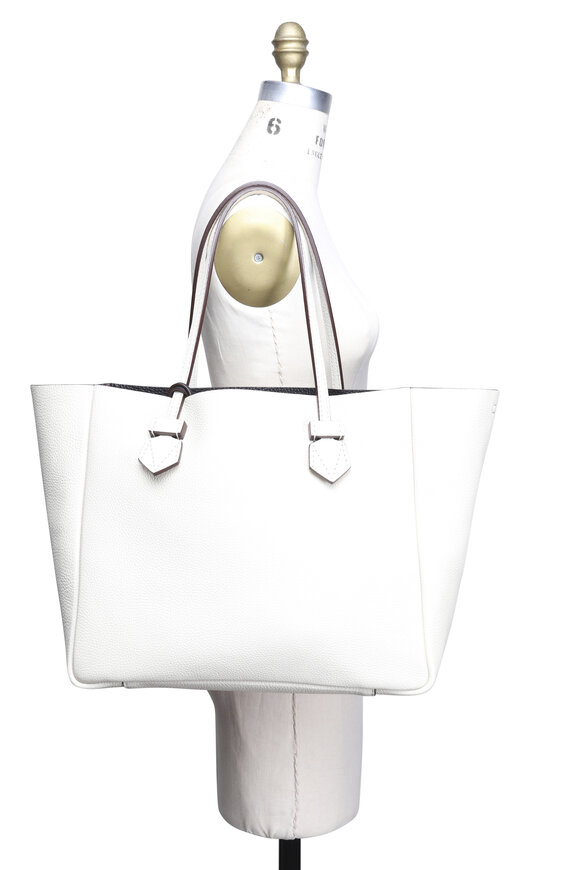 Moreau Paris Vincennes Reversible Leather Tote - view 5