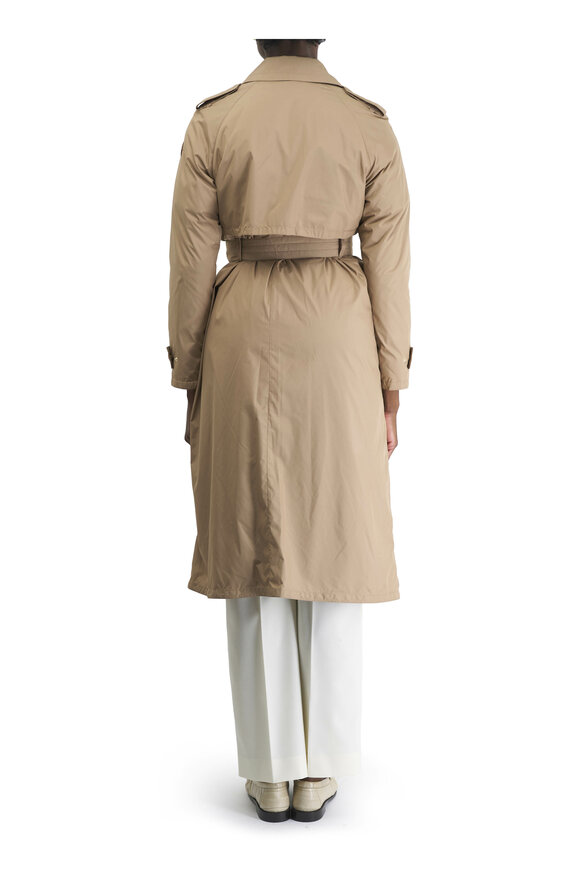 Moncler - Babentane Dusty Rose Down Trench Coat