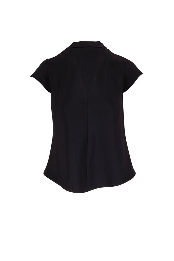 Peter Cohen - Balance Charcoal Hammered Silk Top