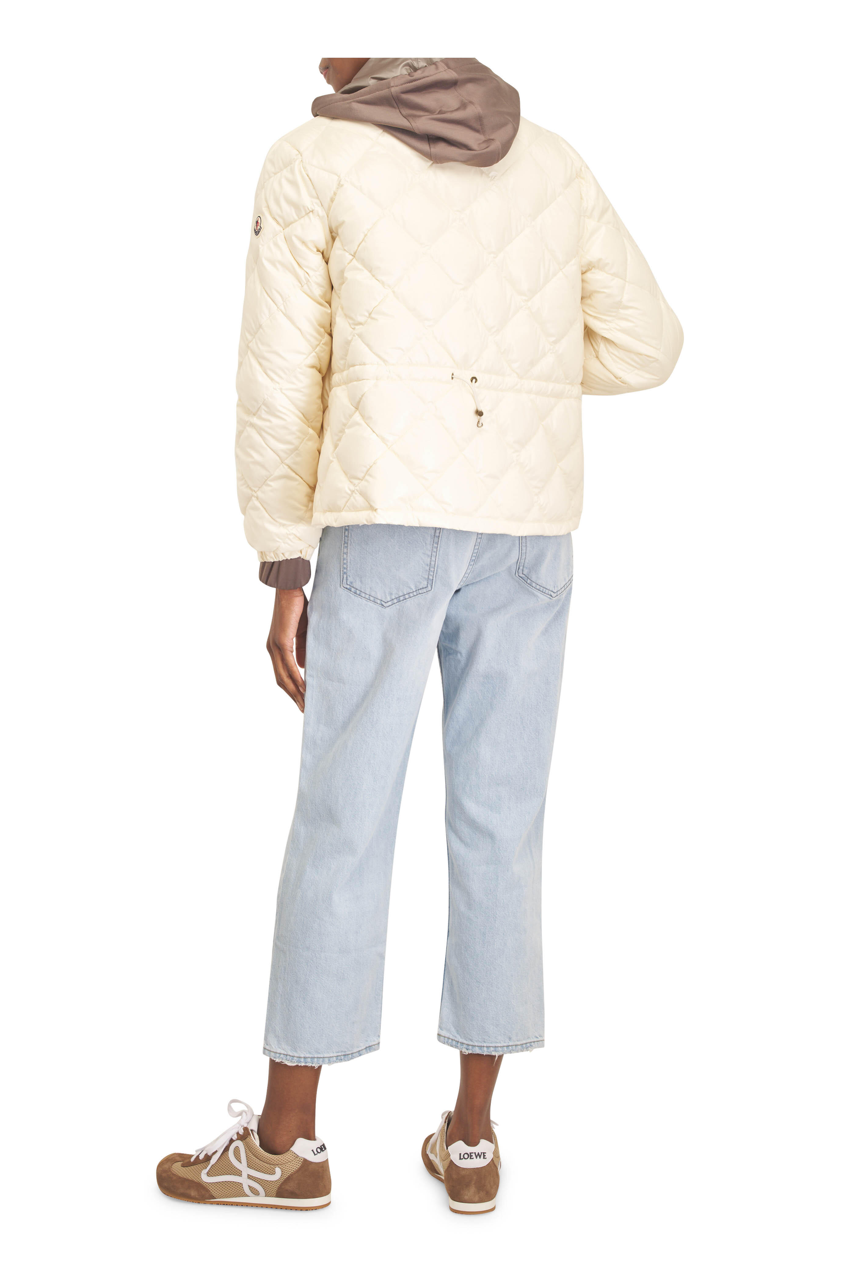 Moncler - Taupe Zip Up Jacket - view 3