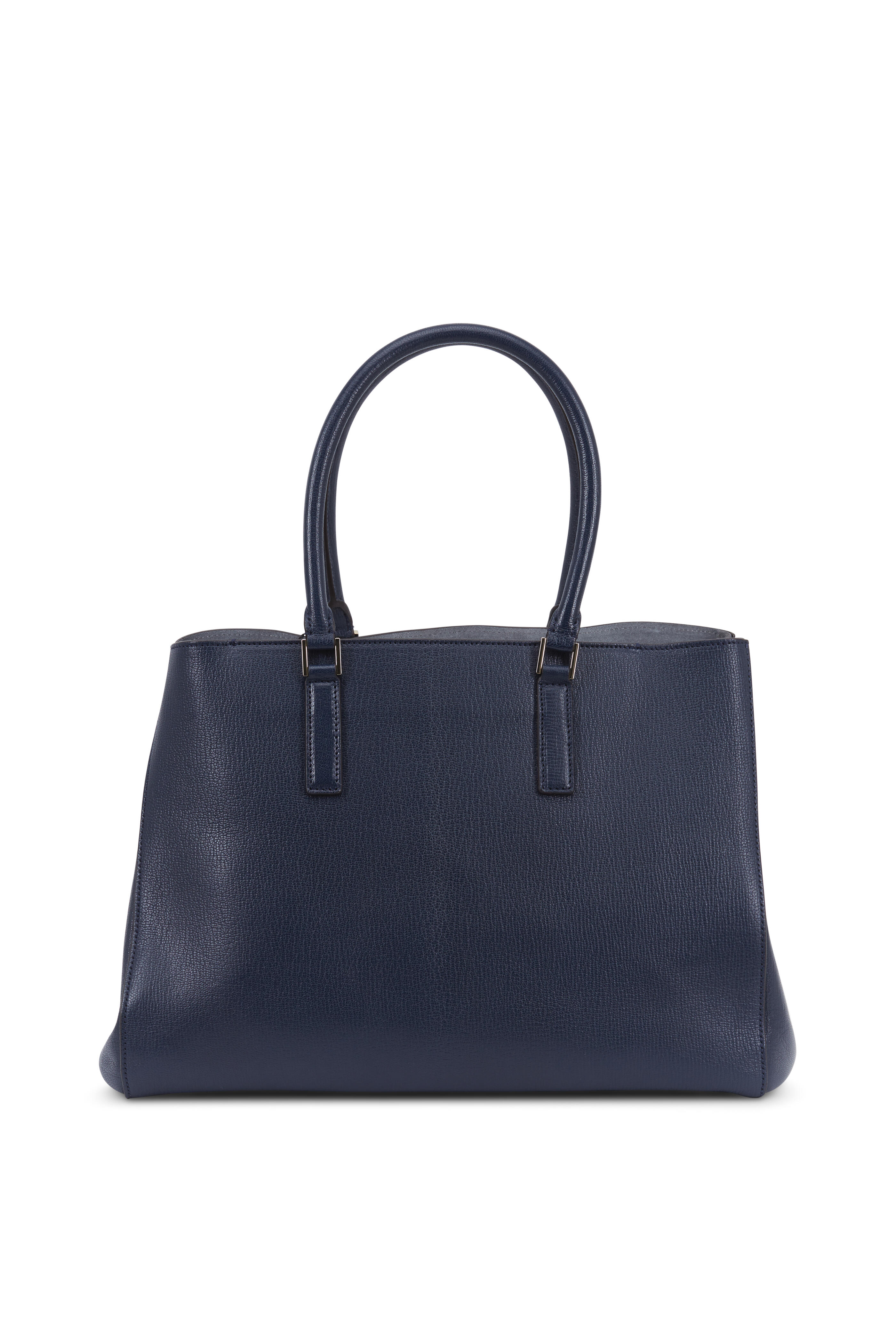 バッグ Anya Hindmarch Featherweight Ebury Tote Anya Hindmarch Neon Orange Leather Featherweight Smiley