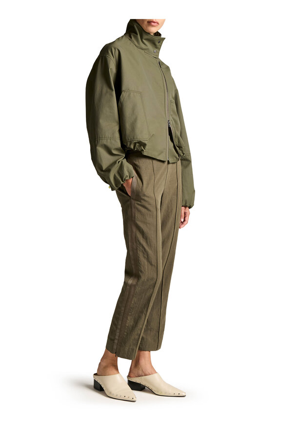 Vince Grace Sea Green Side Strap Mid-Rise Pull-On Pant - view 2