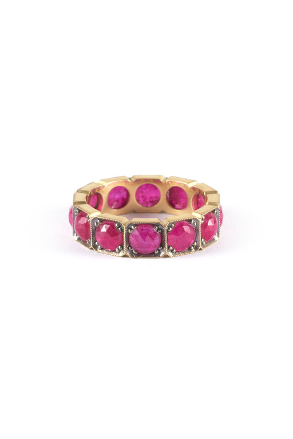 Sylva & Cie - Square Ruby Band, Size 6