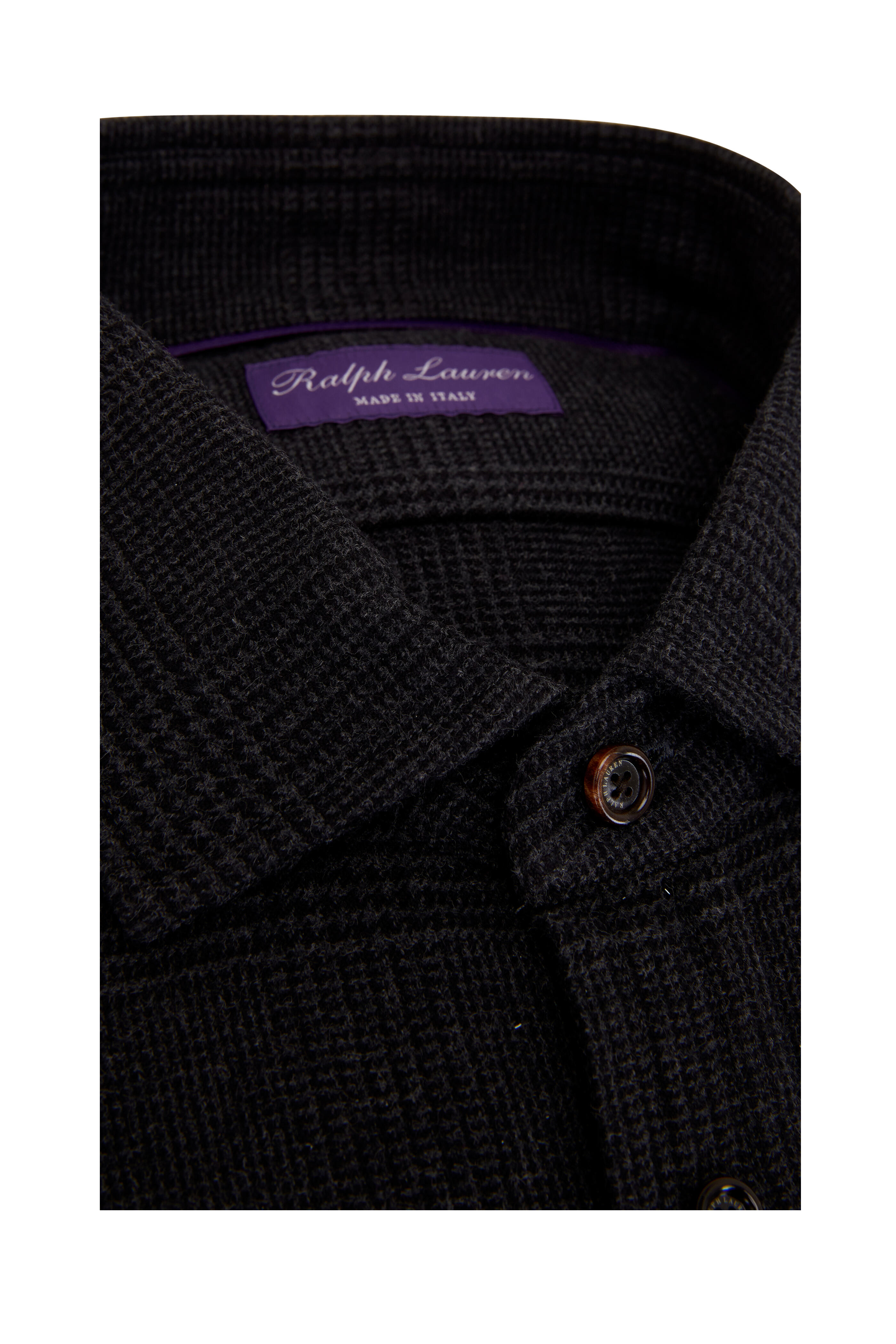 Ralph Lauren Purple Label Ralph Lauren Monogram Glen Check Flannel