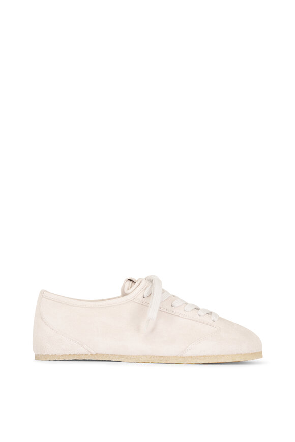 AGL Hoola Hoop White Suede Lace Up Sneaker - view 3