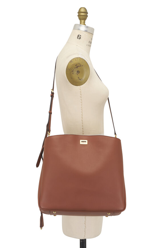 Balenciaga Medium Rodeo Tan Leather Hobo Bag - view 6