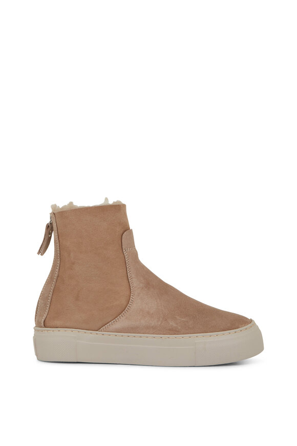 AGL - Meghan Tan Warm Velour Sneaker Boot