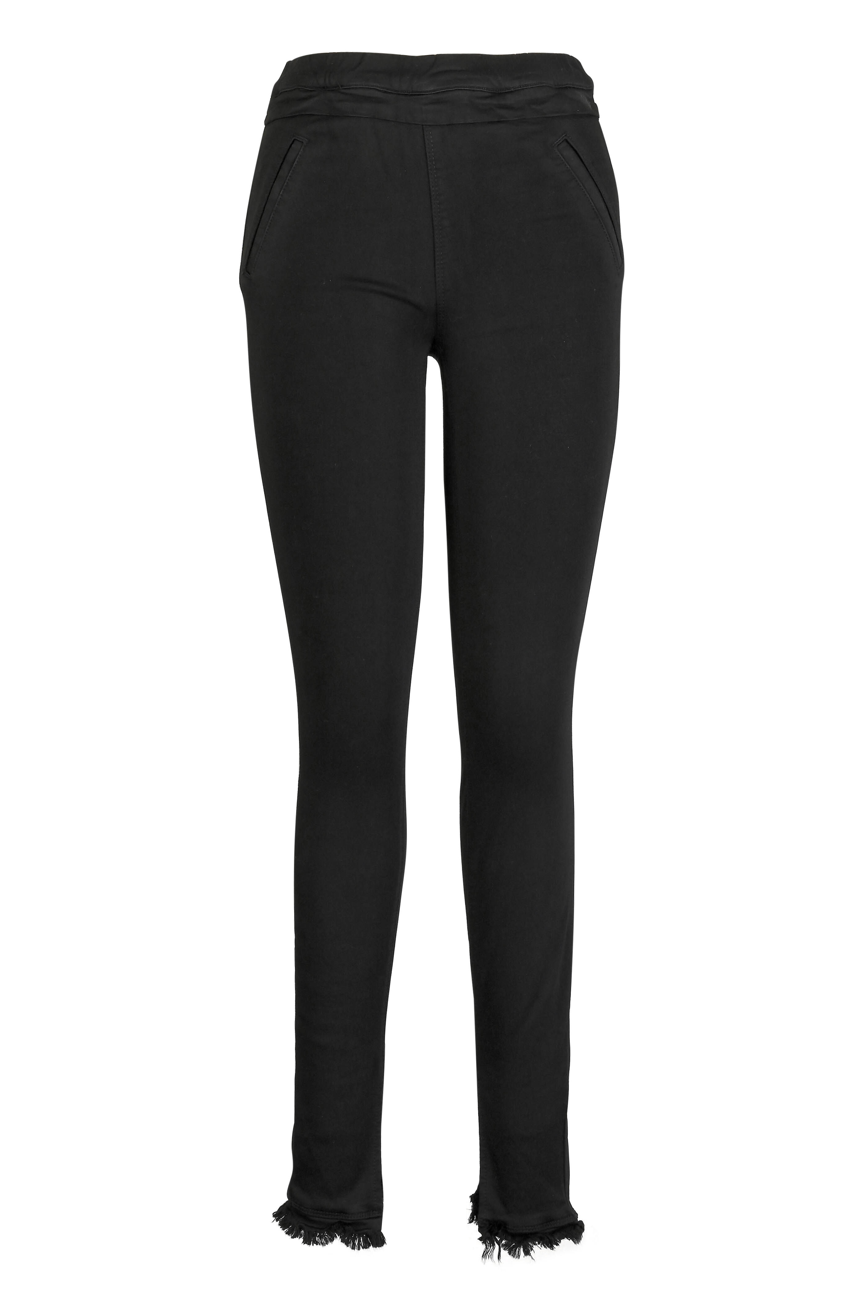 RtA - Sonia Black Pull-On Denim Legging