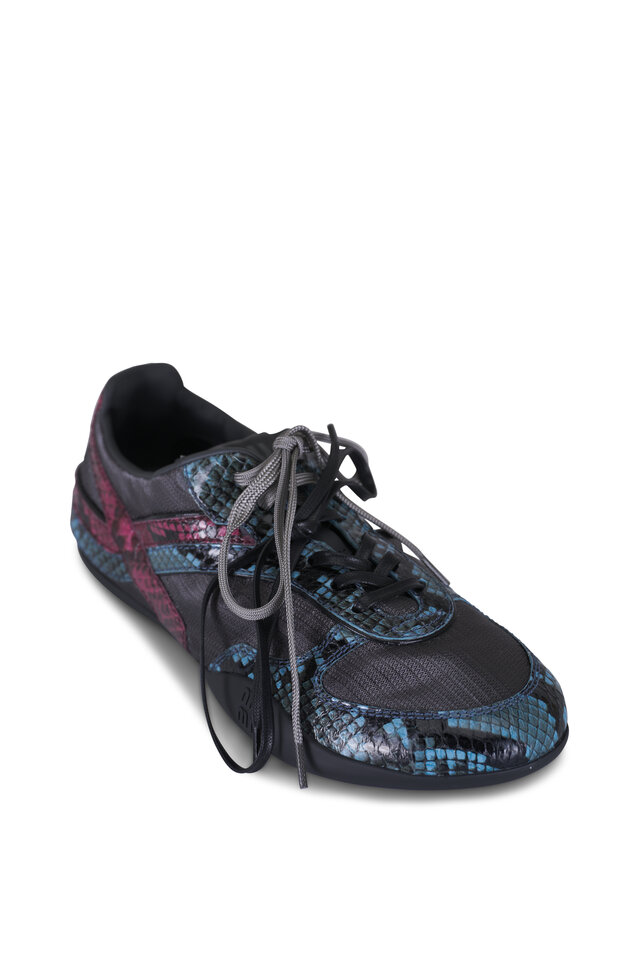 Miu Miu - Gymnasium Lime Technical Fabric Sneaker