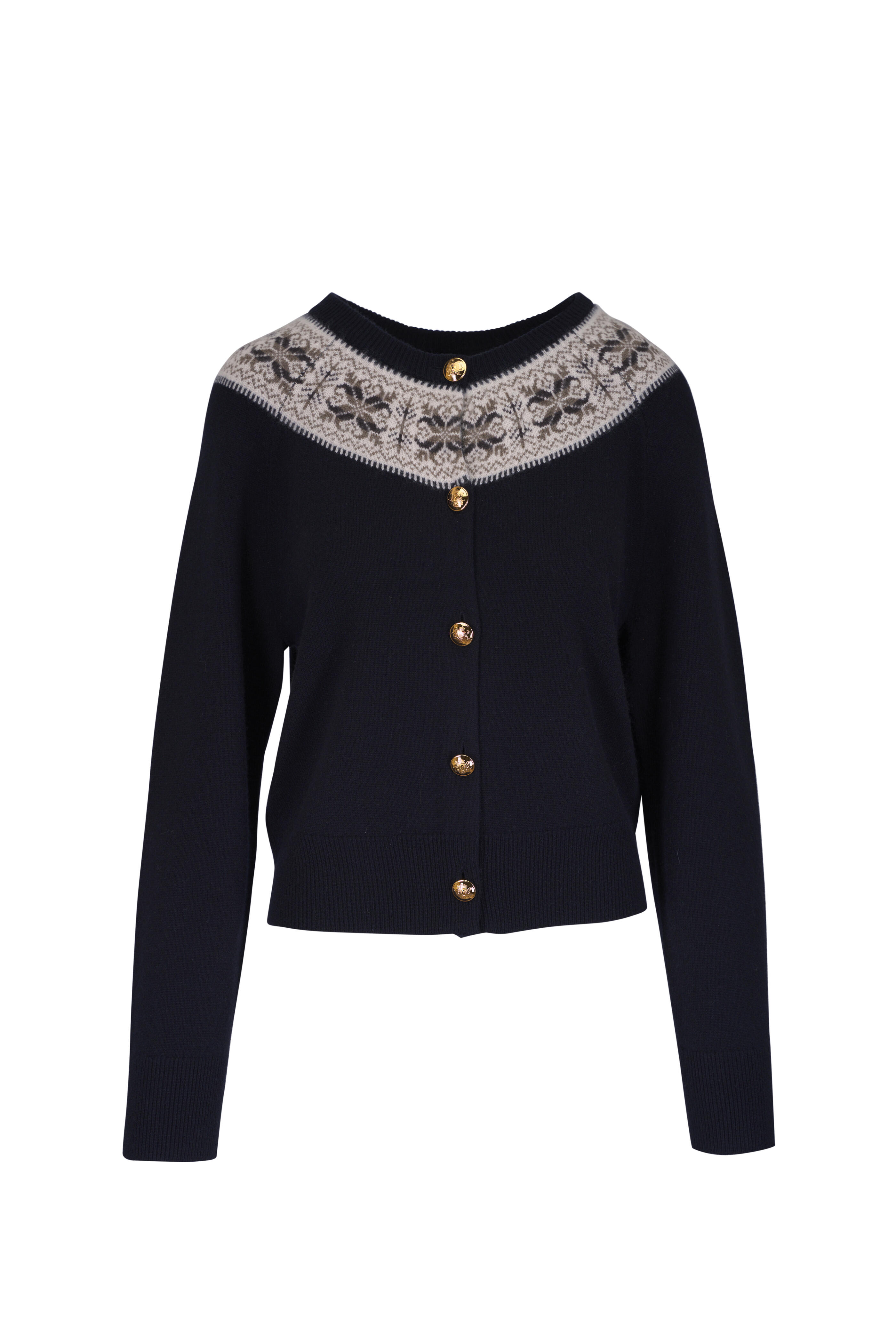 Nili Lotan - Josefa Dark Navy Cashmere Cardigan