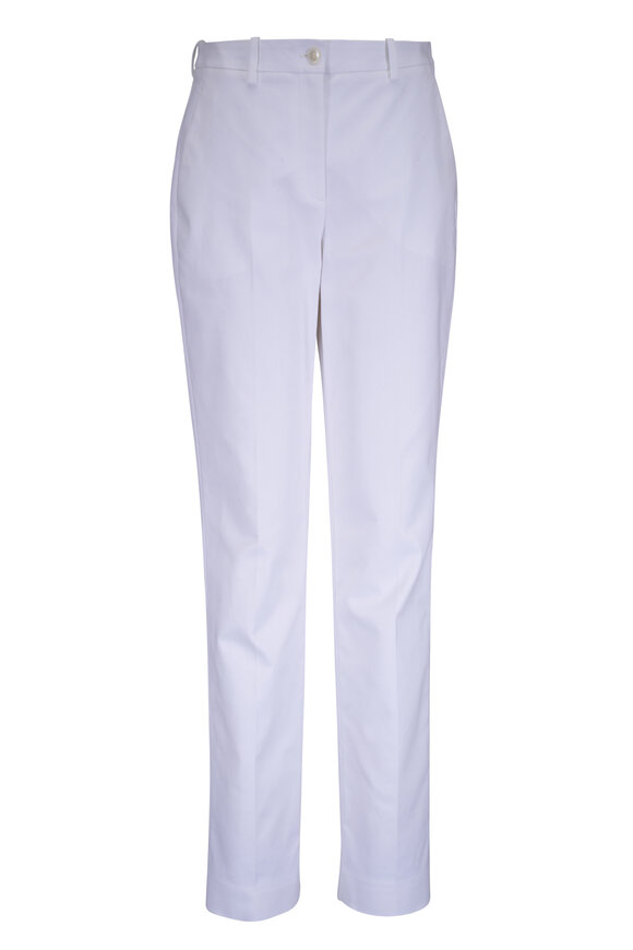 Michael Kors Collection Samantha White Narrow Pant