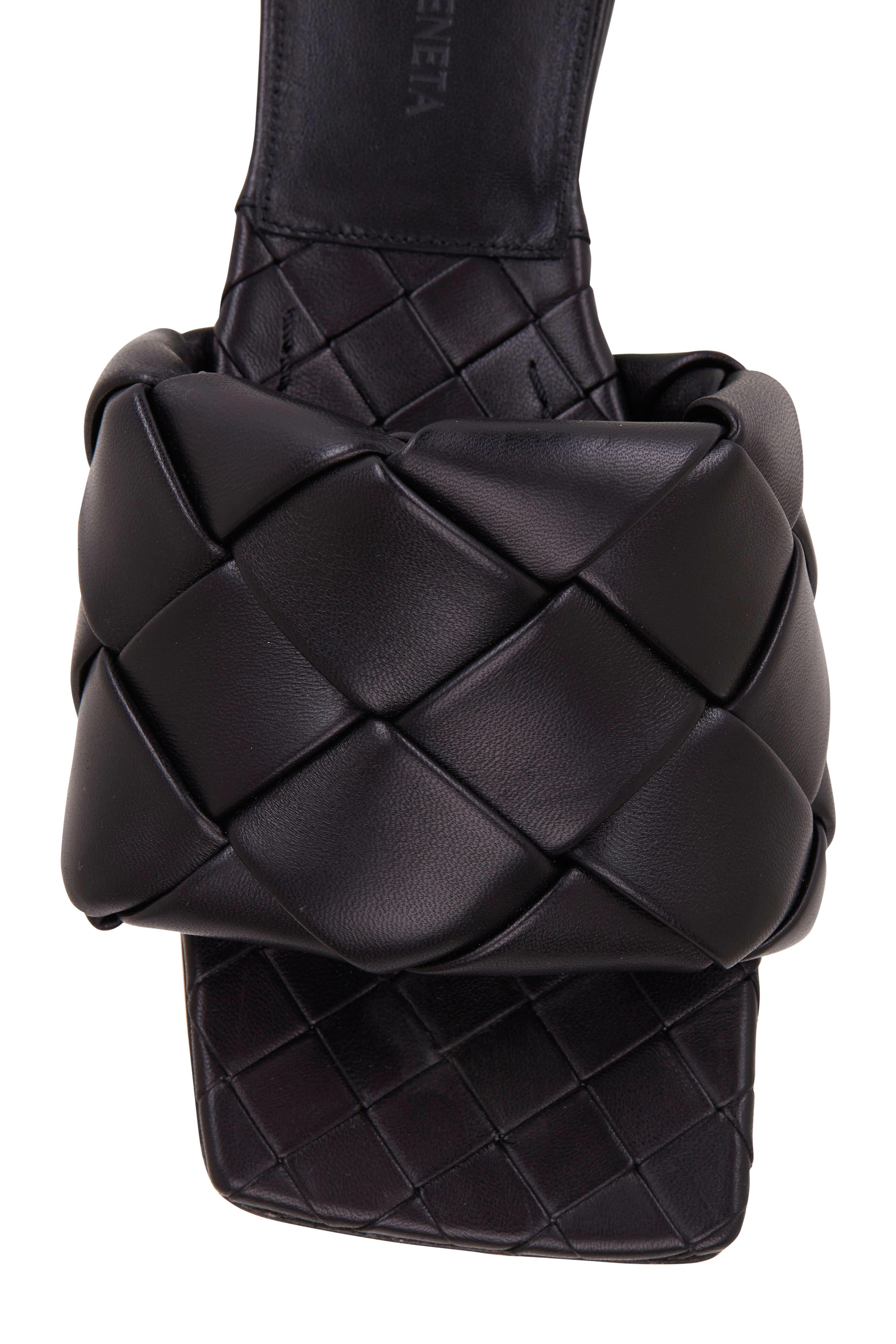 サンダル・ミュール Bottega Veneta Lido Flat Sandal Black Bottega Veneta® Women's Lido Flat Sandal in Black. Shop