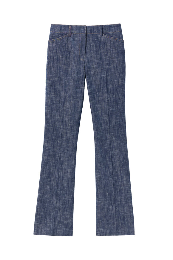 Lafayette 148 New York Reade Indigo Flare Leg Pant - view 1