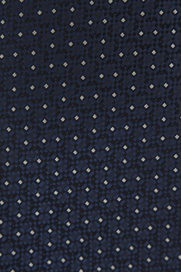 Isaia - Navy Pindot Silk Necktie