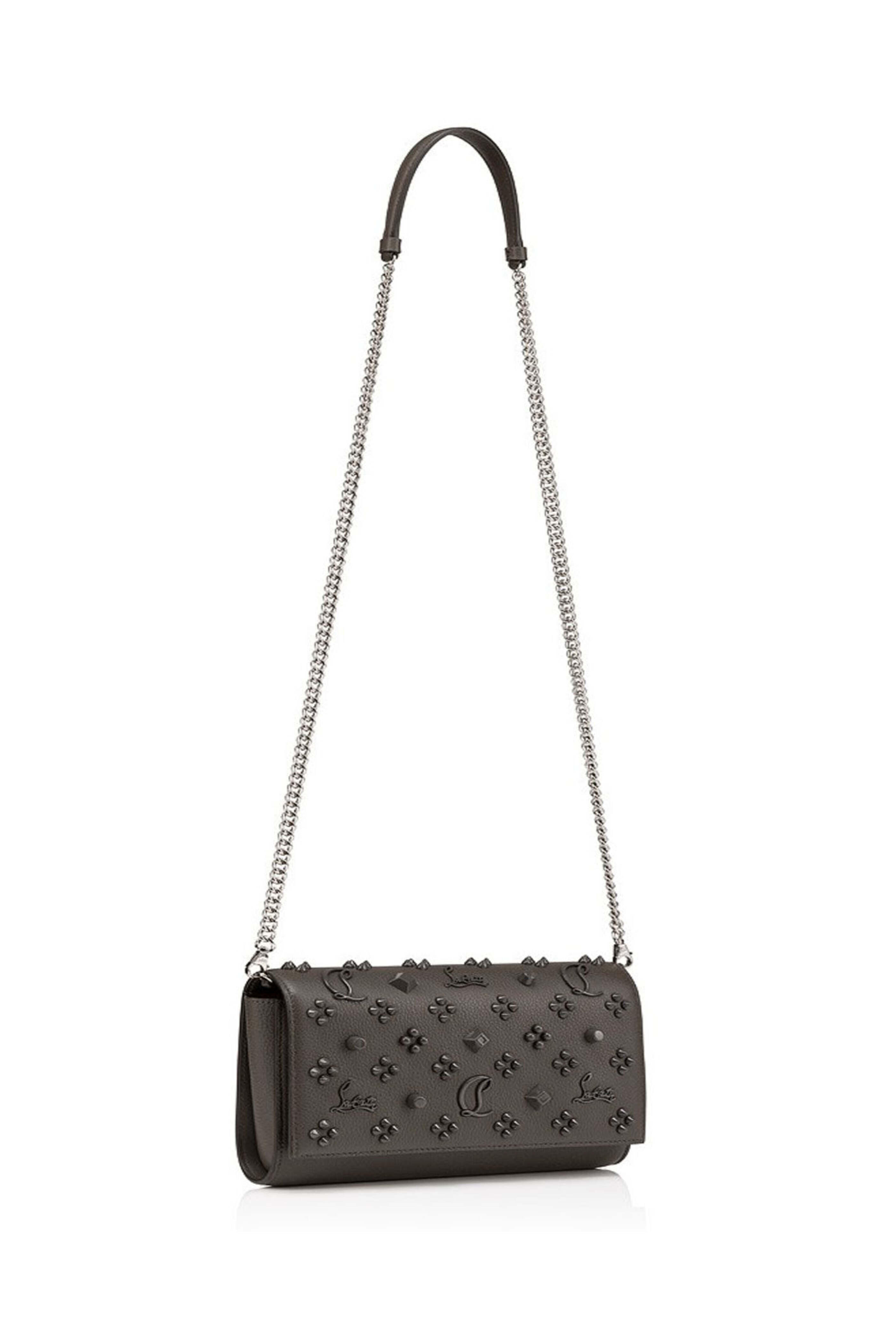 Christian Louboutin - Paloma Clutch in Charcoal