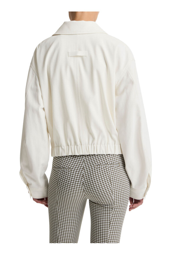 Vince Chalk Cotton Bomber Jacket - view 3