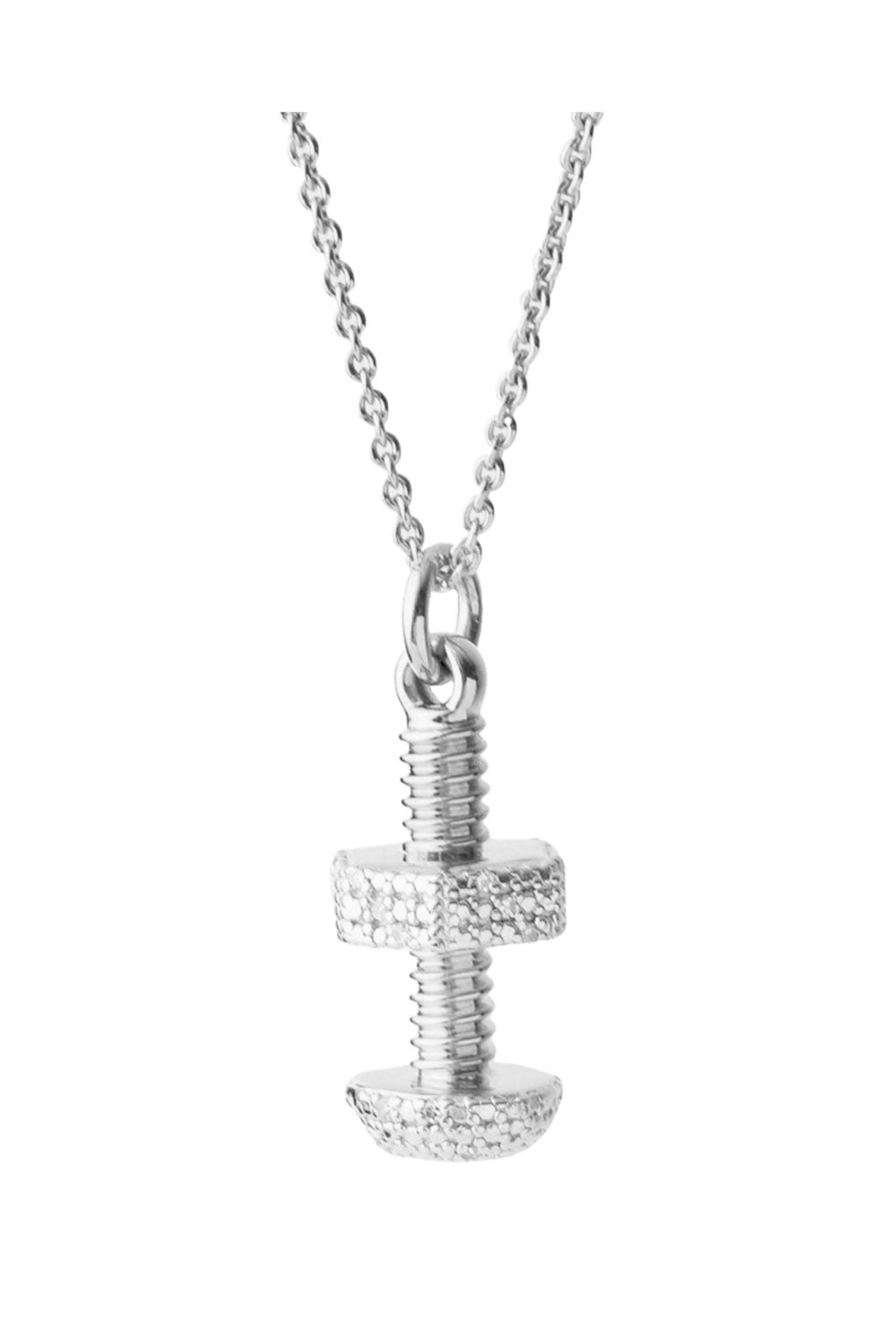 Pavé The Way Jewelry - Nut & Bolt Stronger Together Necklace