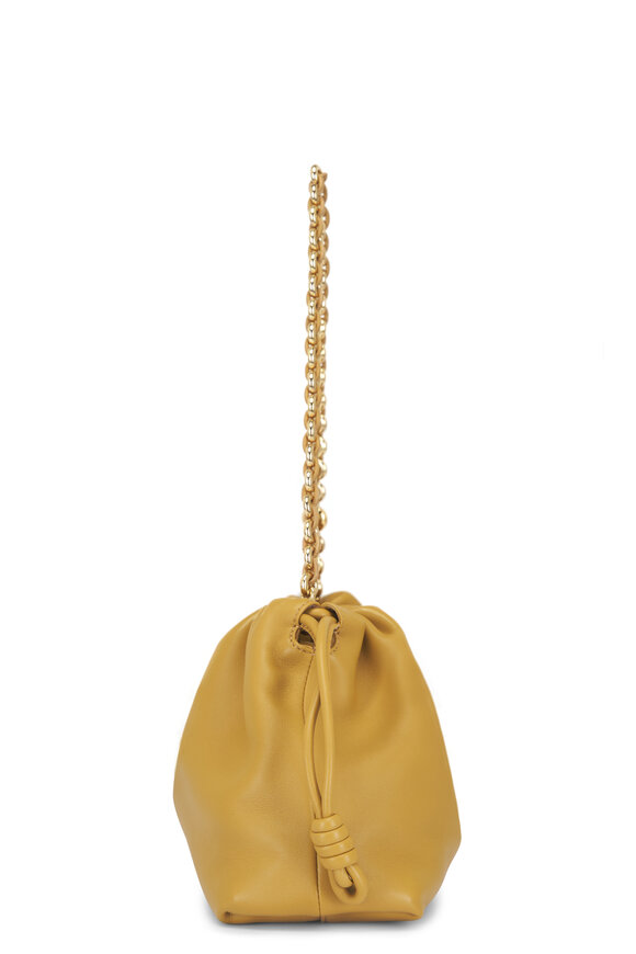 Loewe Medium Flamenco Sahara Leather Clutch - view 4