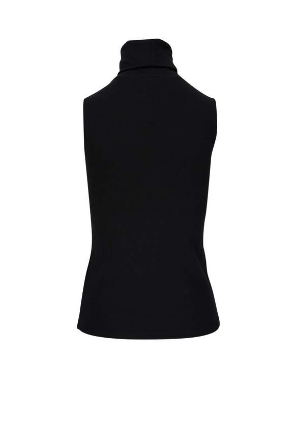 L'Agence - Ceci Black Sleeveless Turtleneck 