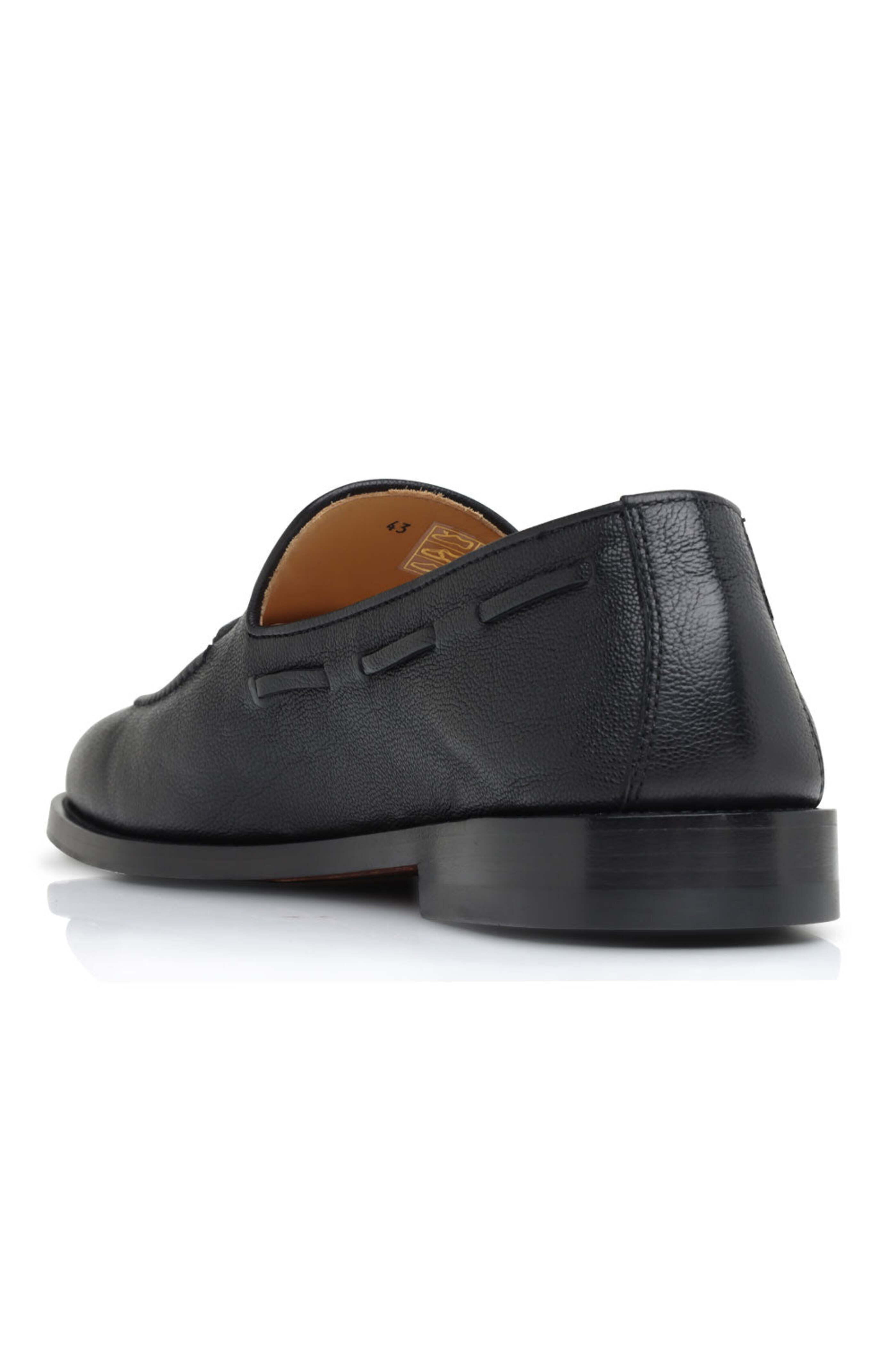 Brunello Cucinelli - Fine Grain Tassel Loafer in Black
