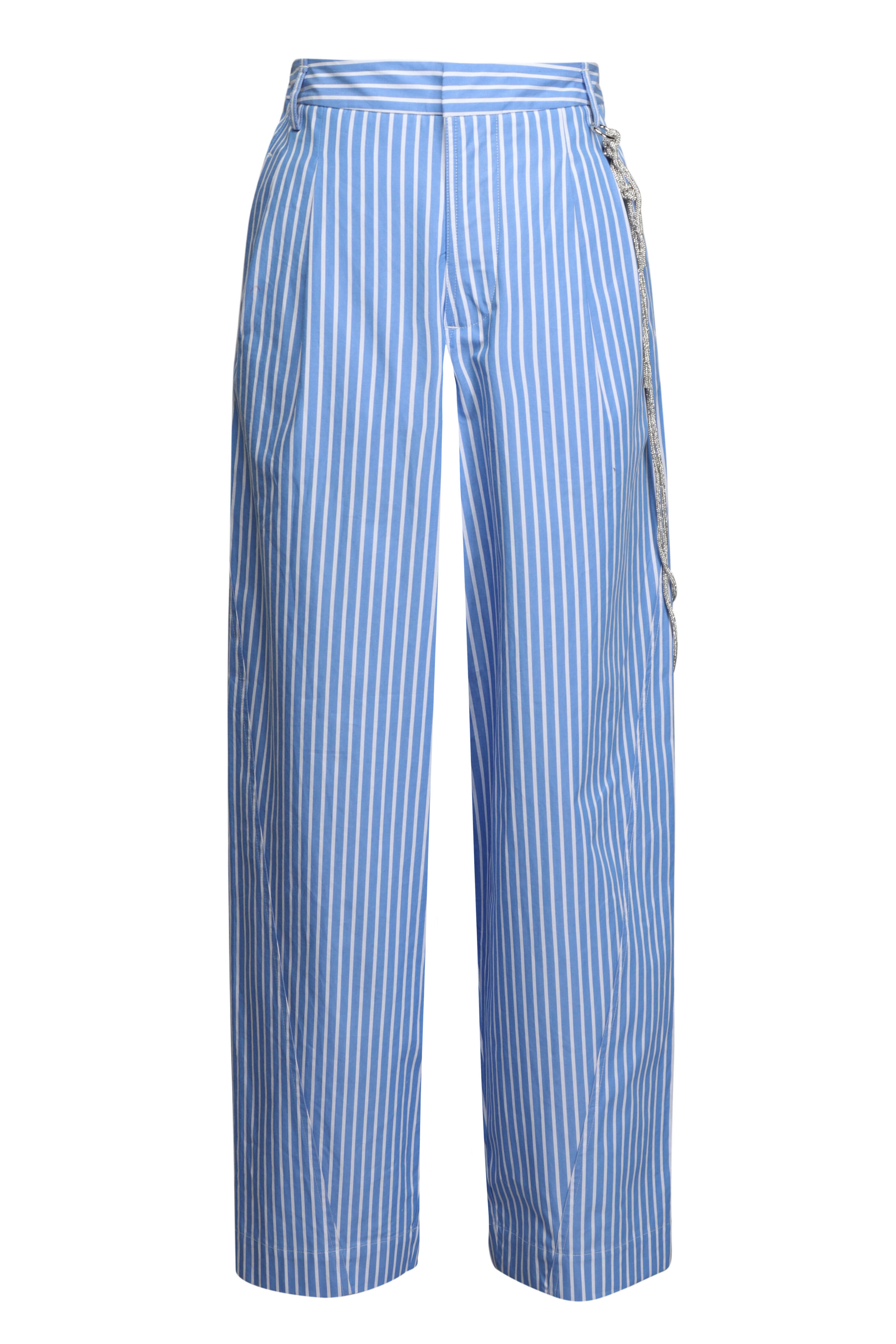 Essentiel Antwerp - Hoek Blue Stripe Barrel Leg Pant