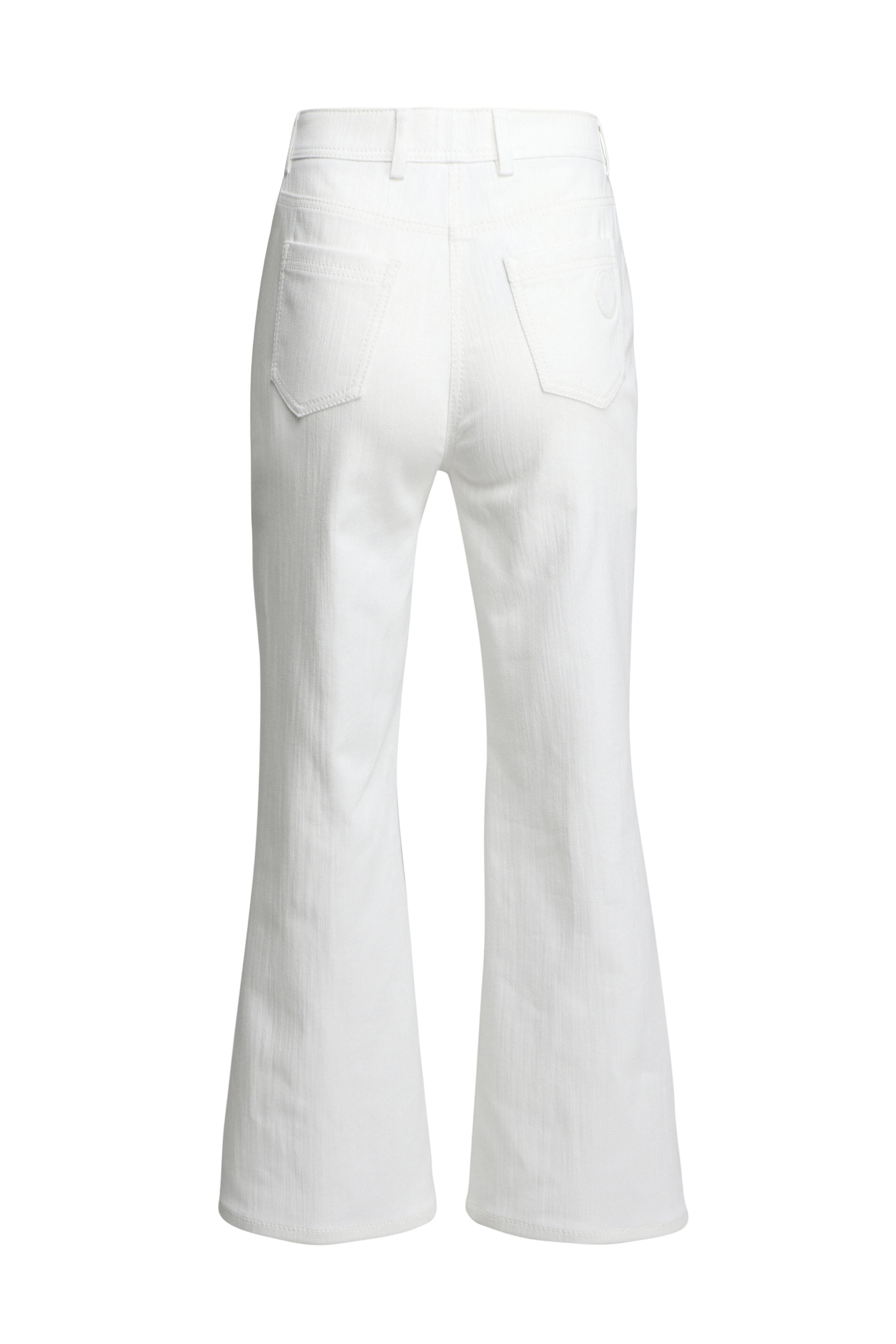 Akris Punto - Cali Cream Crop Bootcut Jean