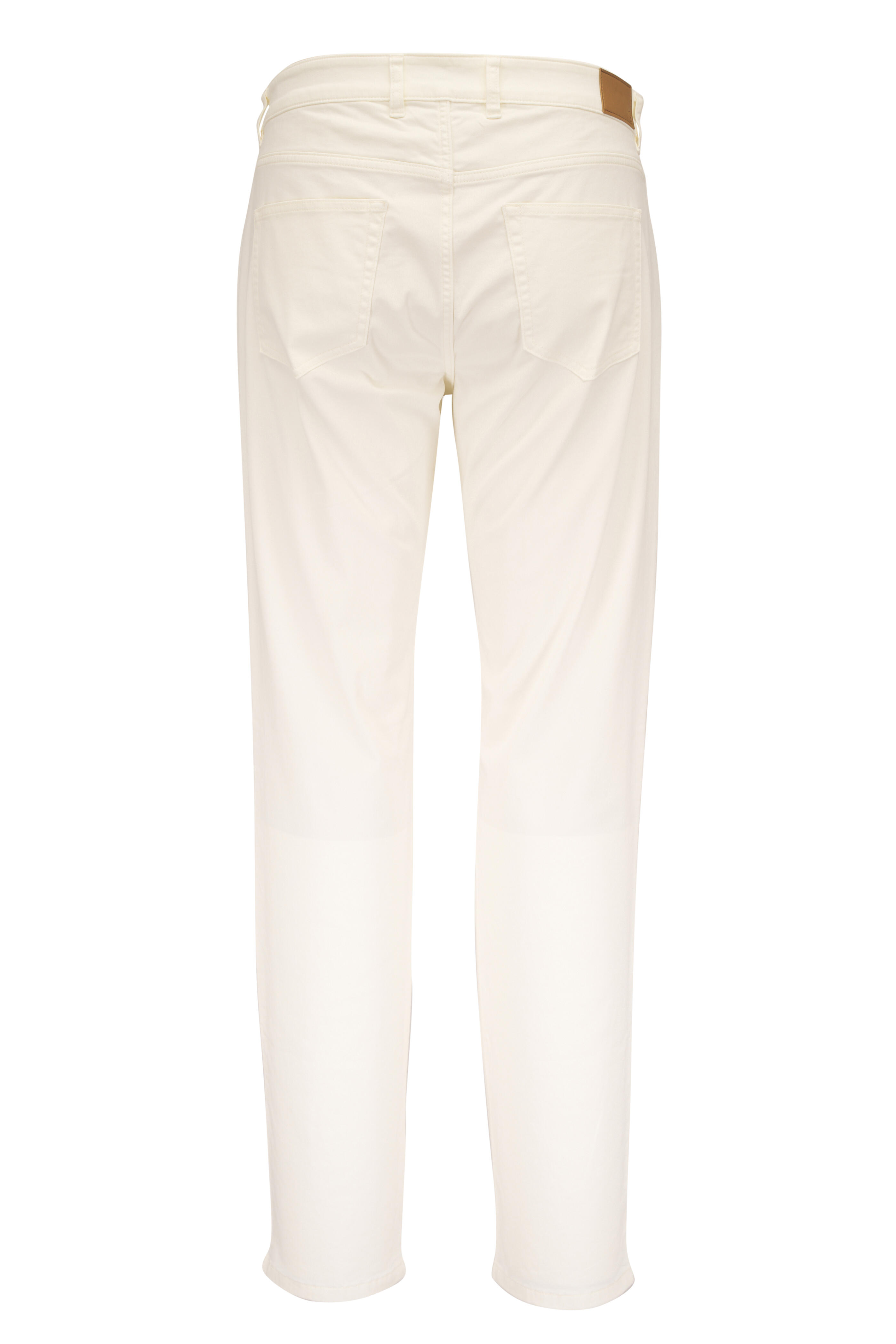 Peter Millar - Ivory Sateen Five Pocket Pant - view 3