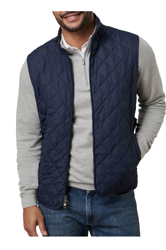 Peter Millar Essex Navy Quilted Vest - view 2