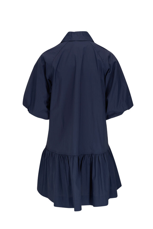 Jonathan Simkhai - Crissy Midnight Cotton Poplin Shirtdress