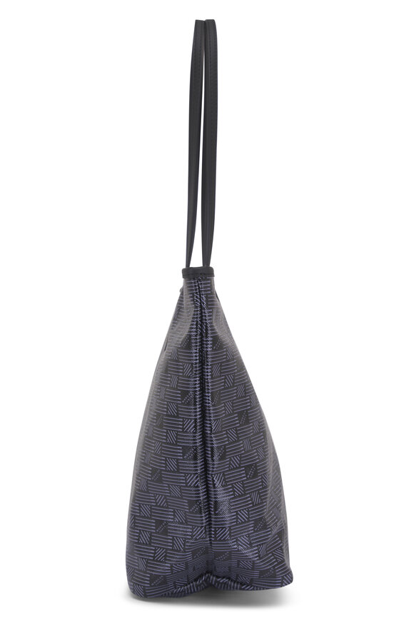 Moreau Paris Medium Saint Tropez Black Monogram Tote - view 4