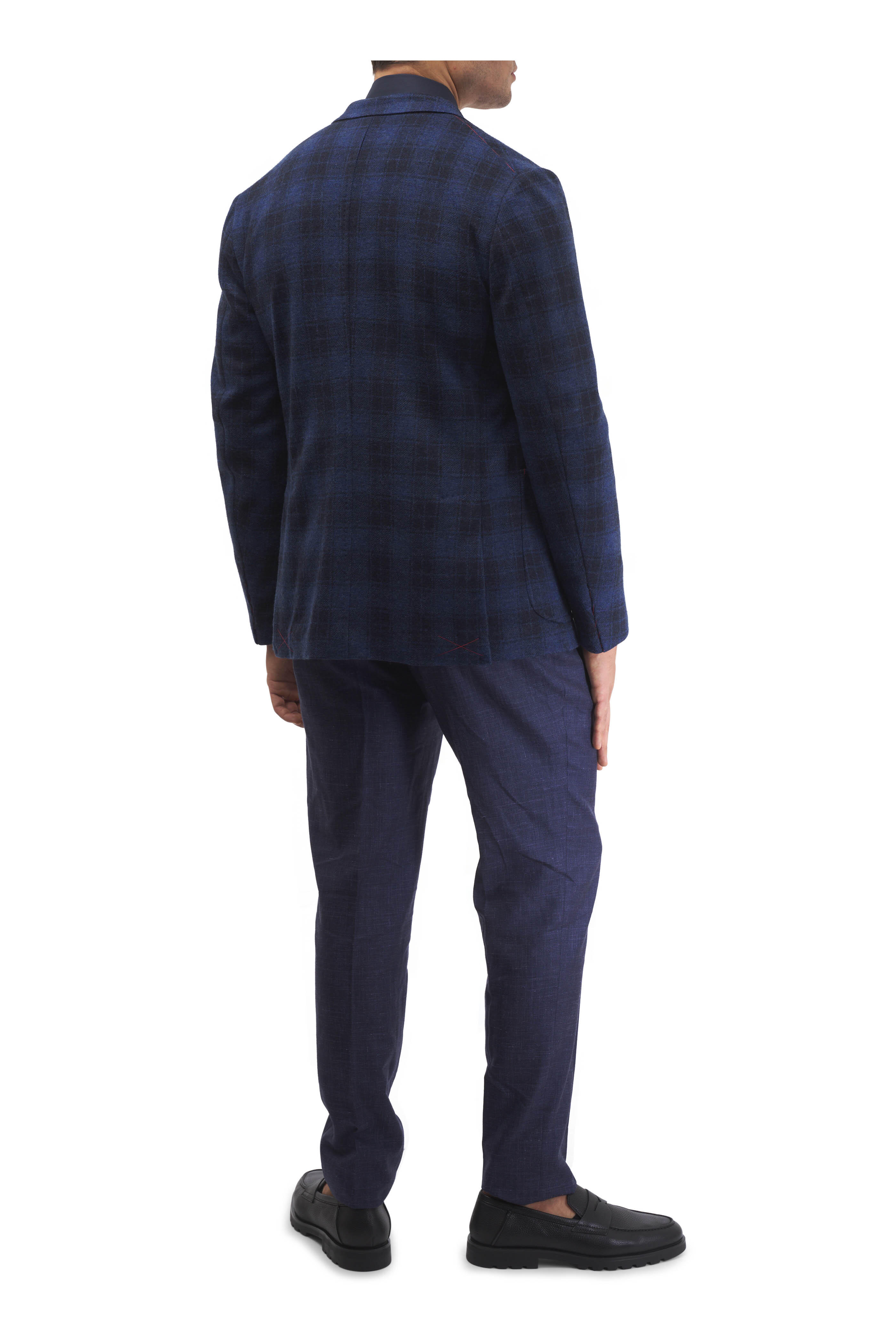 Isaia - Solid Navy Dress Shirt