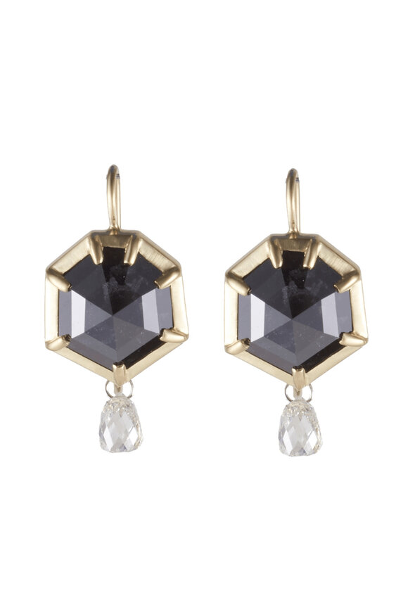 Sylva & Cie Brio Diamond Earrings - view 1