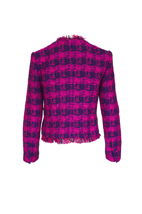 L'Agence - Angelina Acai Tweed Blazer