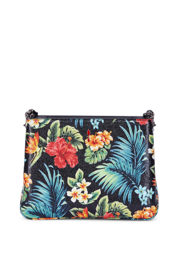 Christian Louboutin - Triloubi Black Hawaiian Spiked Shoulder Bag