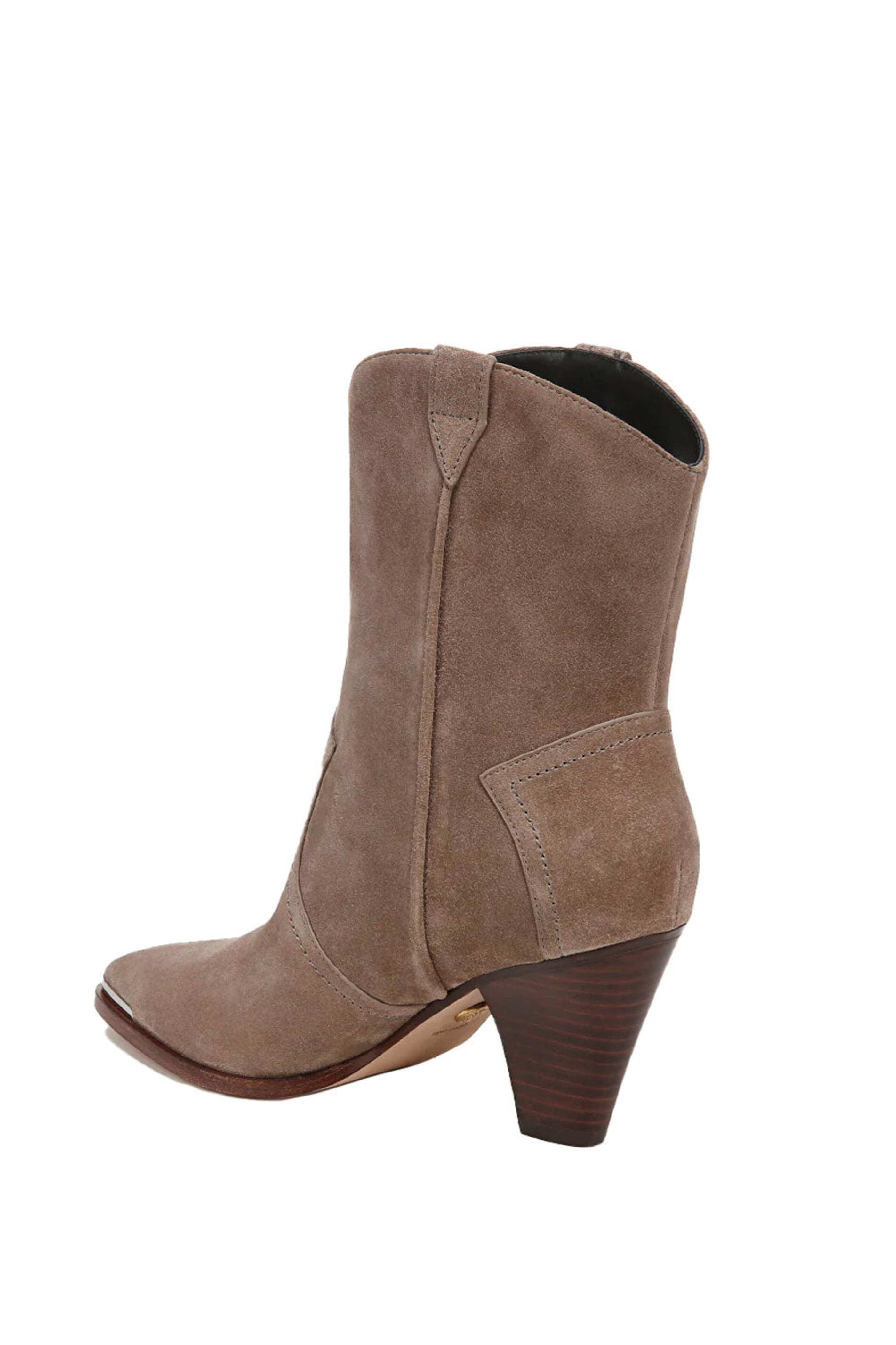 Veronica Beard - Cody Suede Western Bootie in Coco