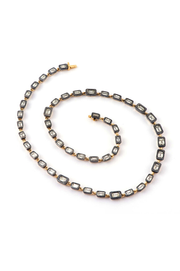 アクセサリー MARIE HELENE DE TAILLAC chain necklace Marie-Hélène de Taillac Rose Quartz Precios Link Necklace