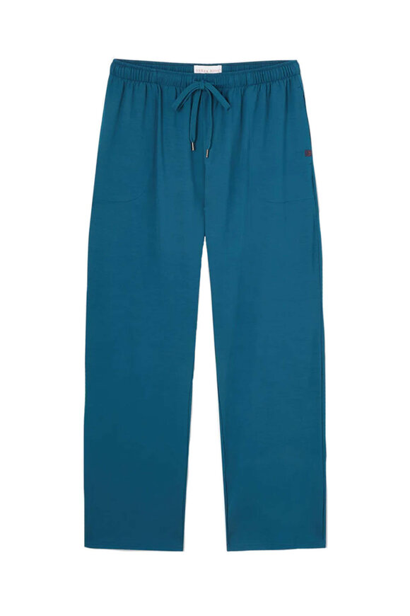 Derek Rose Blue Basel Pant