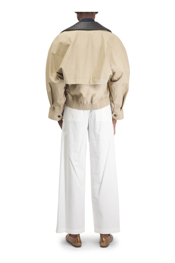 Bottega Veneta Sahara Cotton Blouson & Intrecciato Jacket - view 4
