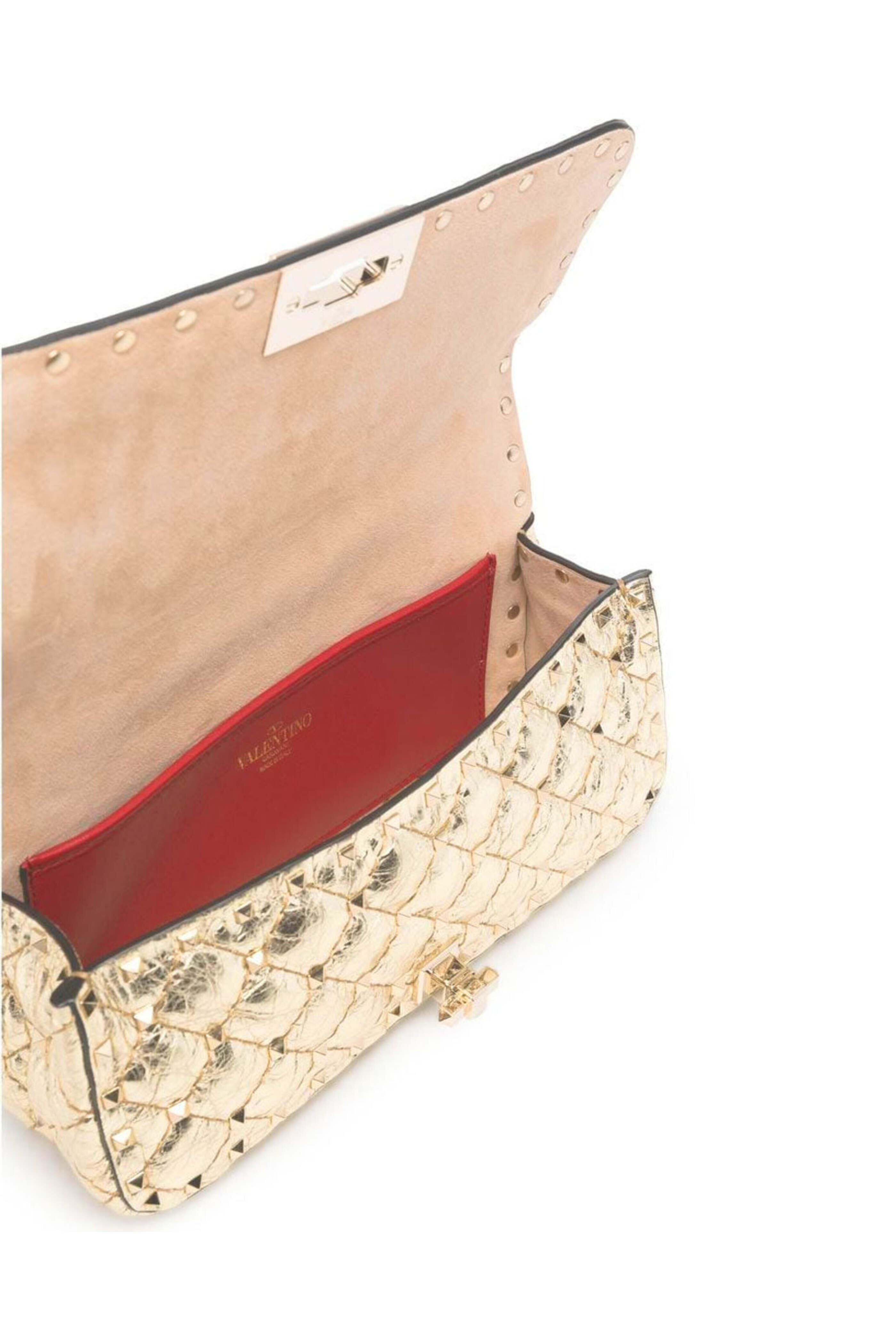 Valentino Garavani - Valentino Rockstud Spike Shoulder Bag in Stargold