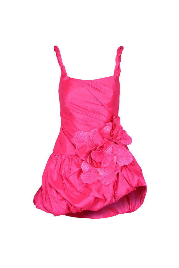 Acler Maxey Magenta Mini Dress