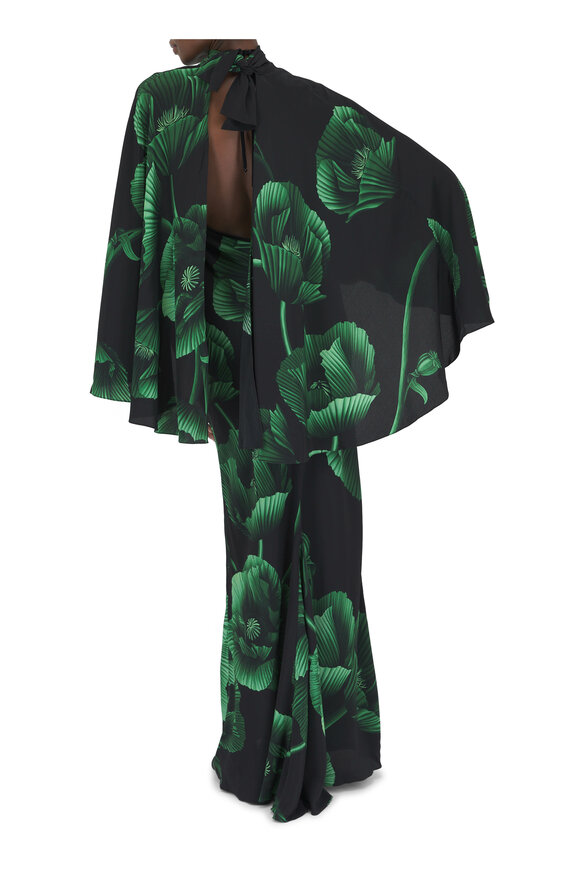 Johanna Ortiz - Simple Opulence Green Floral Maxi Dress