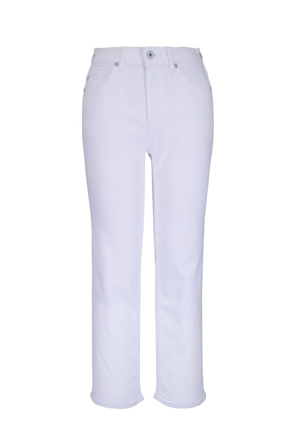 AG Brinley White Crop Jean - view 1