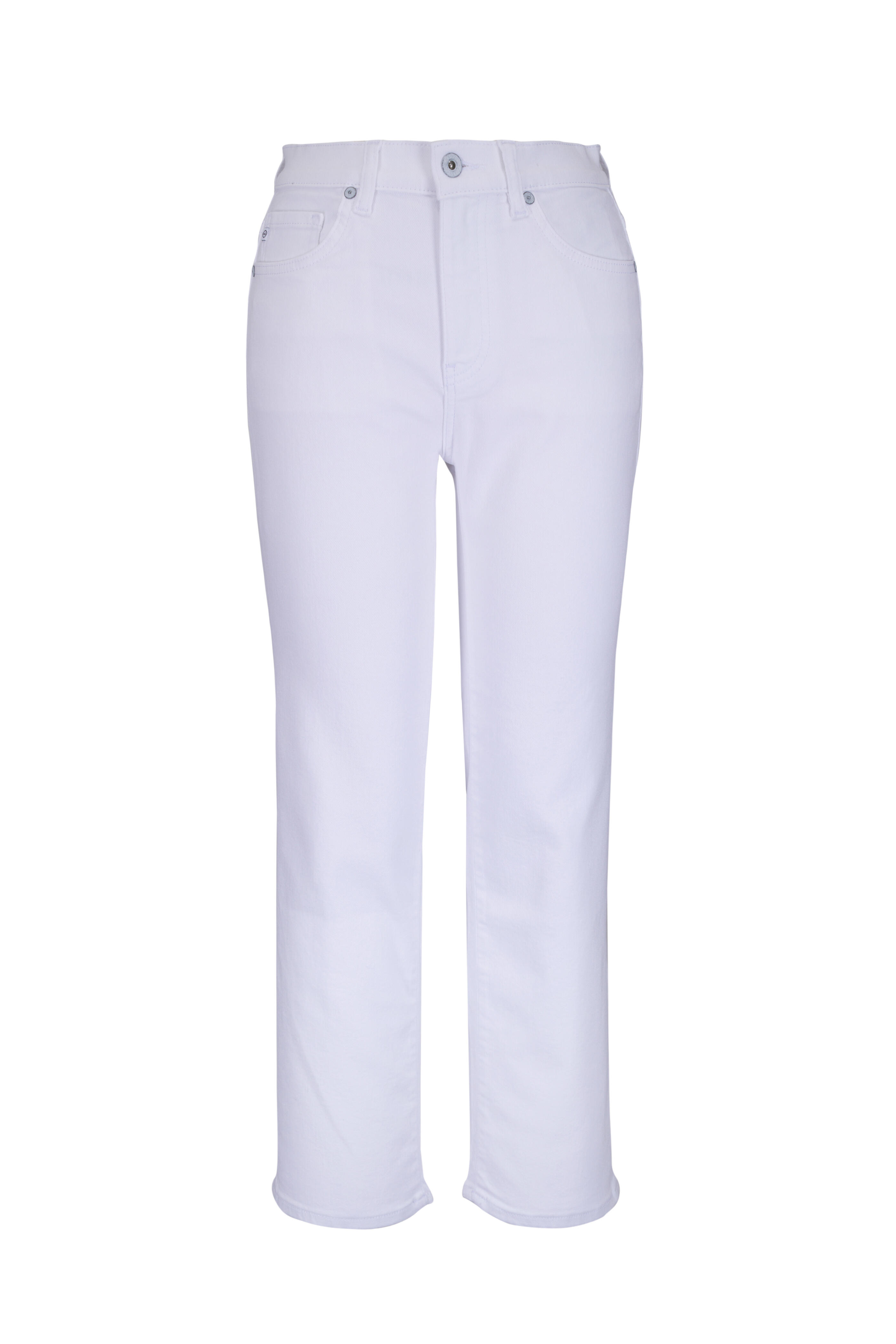 AG - Brinley White Crop Jean - view 1