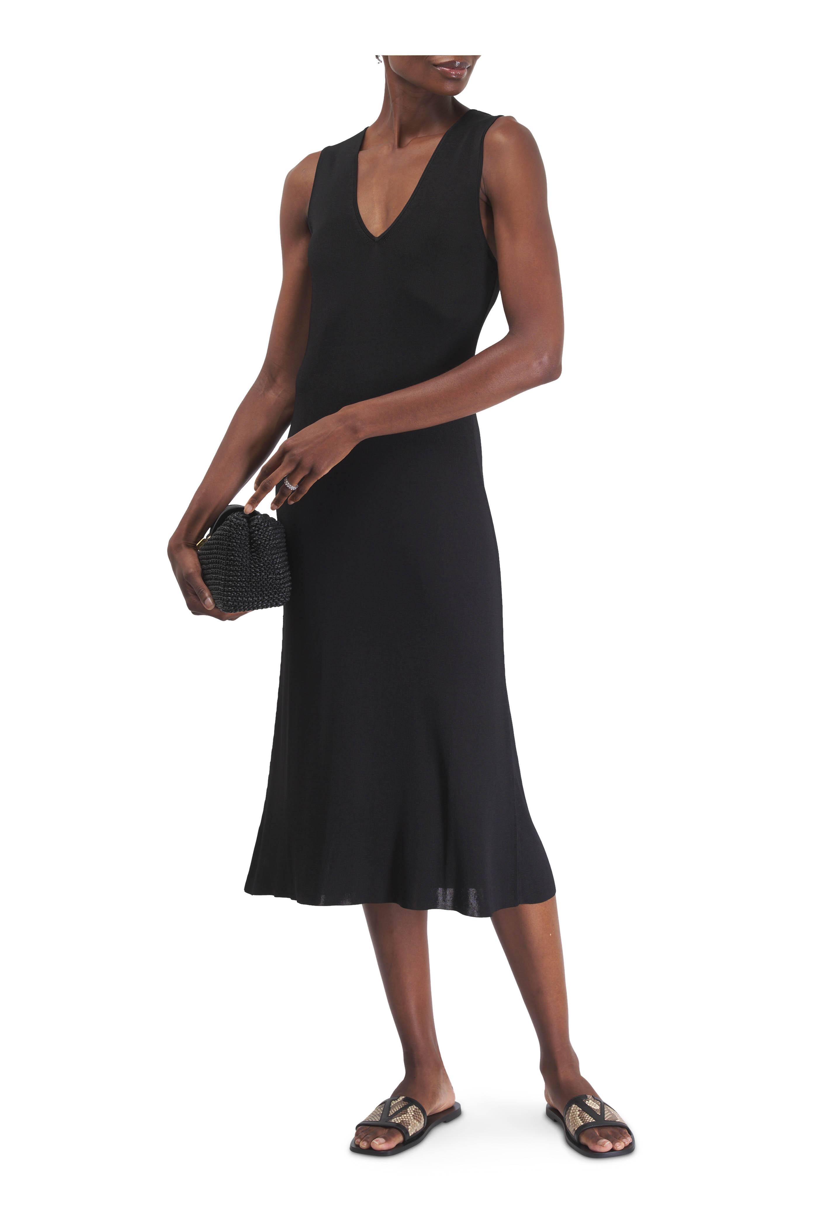 Nili Lotan - Bernice Black Sweater Dress
