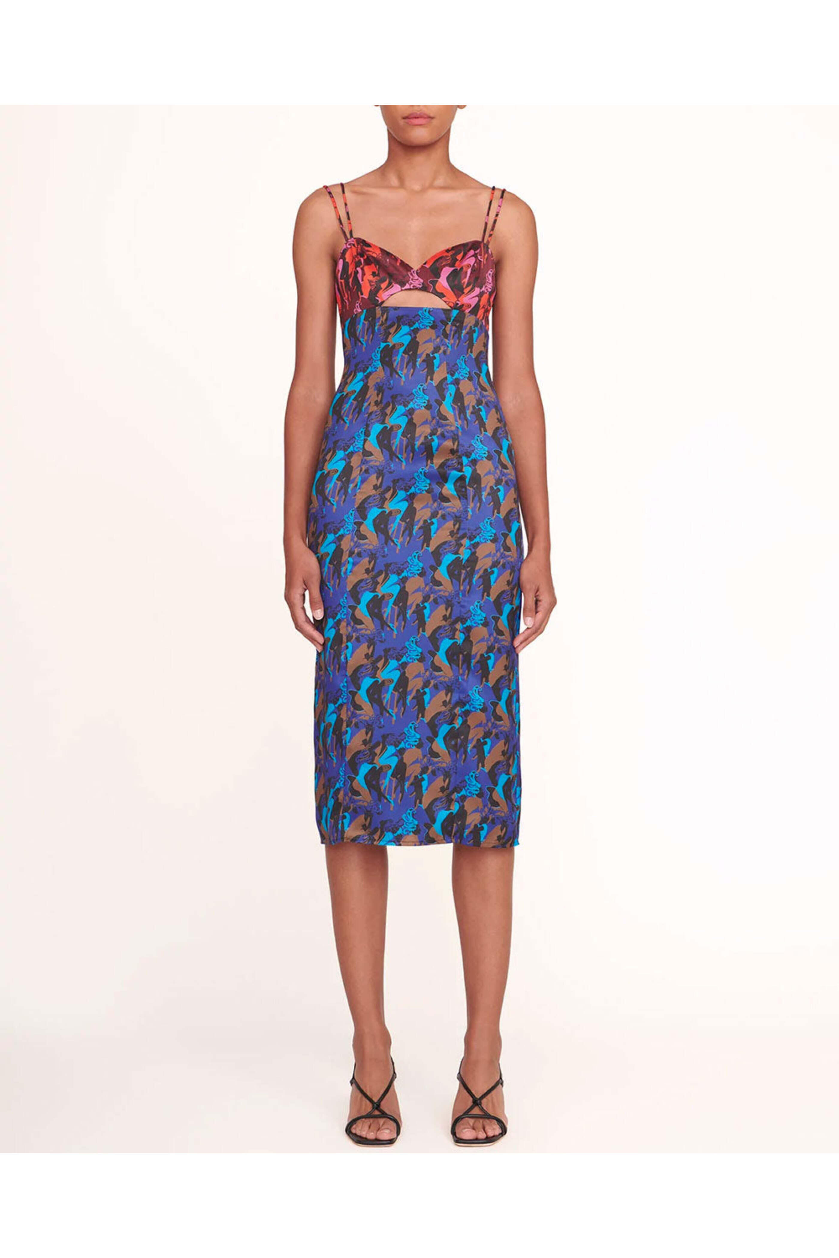 Staud - Plum Sapphire Sirens Sketching Dress