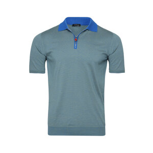 Tシャツ・カットソー Kiton SS25 'Positano' polo shirt (UMCPOSK06R4912 026) Kiton - Black Positano Cotton Short Sleeve Polo | Mitchell