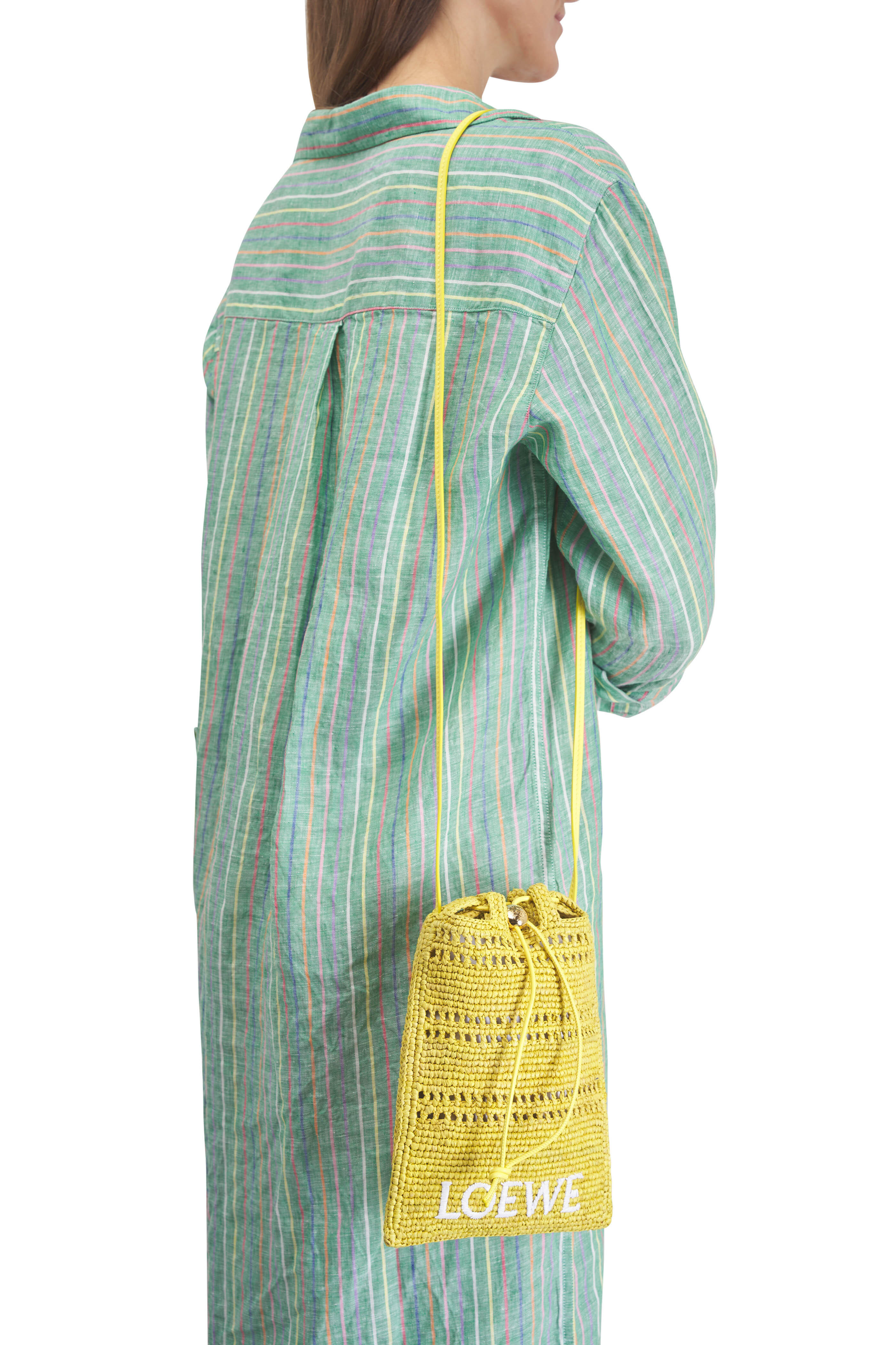 Loewe - Yellow Drawstring Pocket Bag | Mitchell Stores