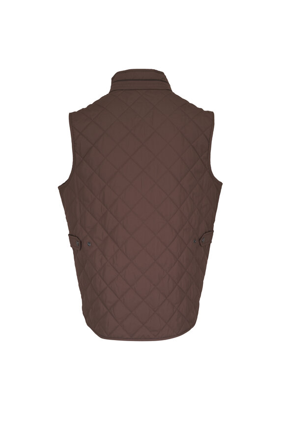 Peter Millar Crown Essex French Press Brown Vest - view 2